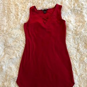 Red summer dress 👗